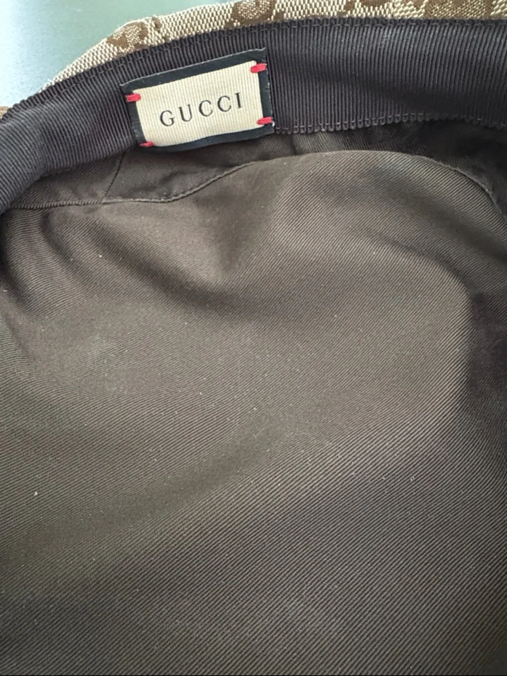 Gucci Beige and Brown GG Canvas Driving Cap - Picture 5 of 6